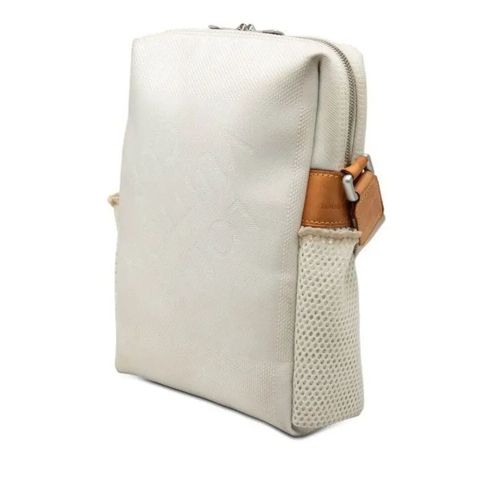 Louis Vuitton Damier Geant Weatherly LV Cup Shoulder Bag White